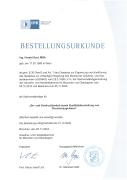 Bestellungsurkunde-IHK-Mnchen
